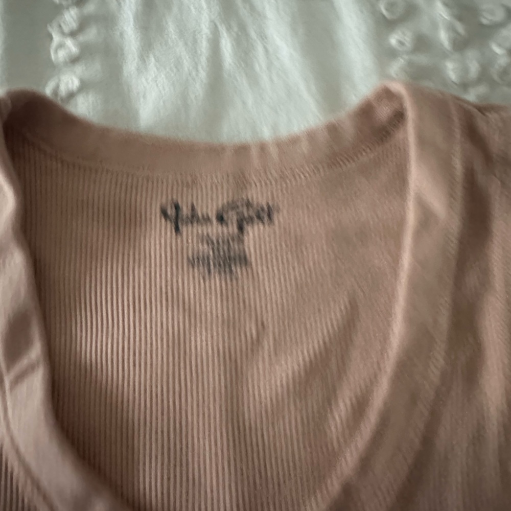 pink john galt/brandy melville connor tank - scoop neck cropped tank top